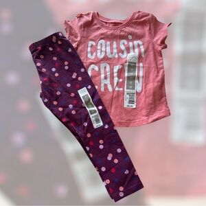 Cousin Crew Outfit 3T NWT